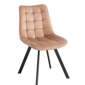 Krzesło velvet – Riviera 24 cappuccino