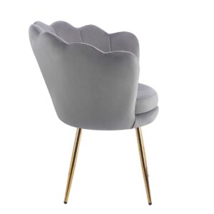 Fotel velvet (G) – Riviera 91 szary