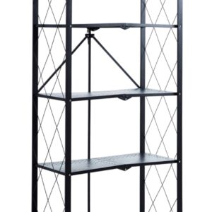 Regał metalowy R4-FX (5P) (czarny)