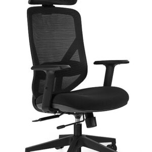 Fotel biurowy HIT, ergonomiczny, tkanina/eko-skóra