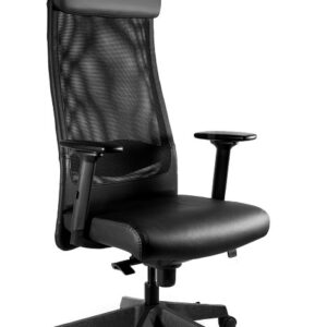 Fotel biurowy ARES SOFT, skóra naturalna