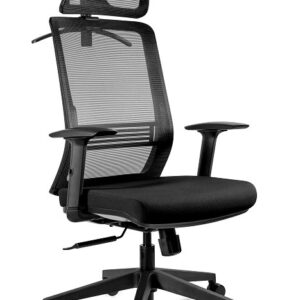 Fotel ergonomiczny ASOS, czarny
