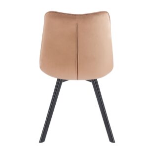 Krzesło velvet – Riviera 24 cappuccino