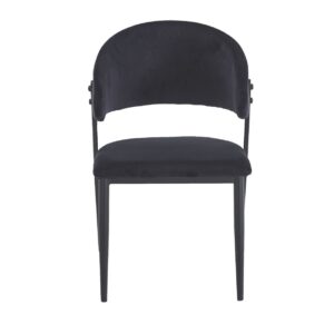 Krzesło czarne velvet Riviera 100