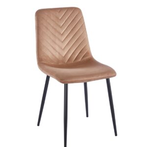 Krzesło velvet  – Riviera 24 cappuccino