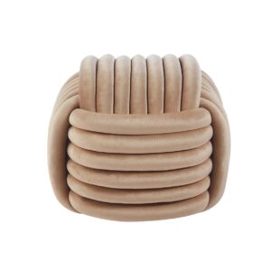 Puf velvet (cappuccino)