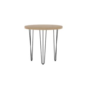 Stół  okrągły (dąb artisan + nogi III) Fi80
