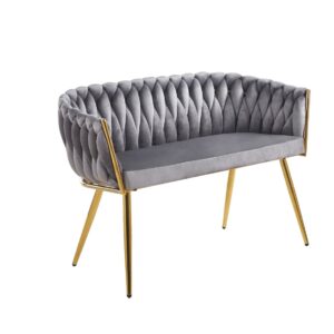 Sofa velvet – Riviera 91 szara