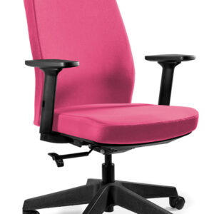 Fotel biurowy WORK, kolor MAGENTA
