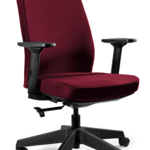 Fotel biurowy WORK kolor BURGUNDY