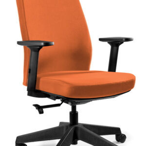 Fotel biurowy WORK, kolor MANDARIN