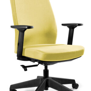 Fotel biurowy WORK, kolor MUSTARD