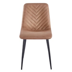 Krzesło velvet  – Riviera 24 cappuccino
