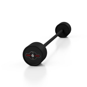 Sztanga gumowana prosta 35 kg czarny mat – Marbo Sport