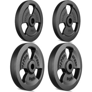 Zestaw obciążeń żeliwnych kierownica 30 kg / 2 x 10 kg + 2 x 5 kg – Marbo Sport