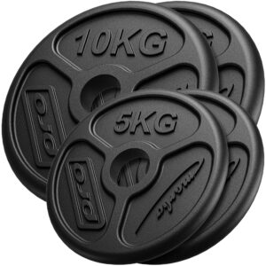 Zestaw obciążeń żeliwnych olimpijskich 30 kg / 2 x 10 kg + 2 x 5 kg – Marbo Sport