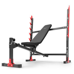 Ławka regulowana ze zintegrowanymi stojakami MH-L107 2.0 – Marbo Sport