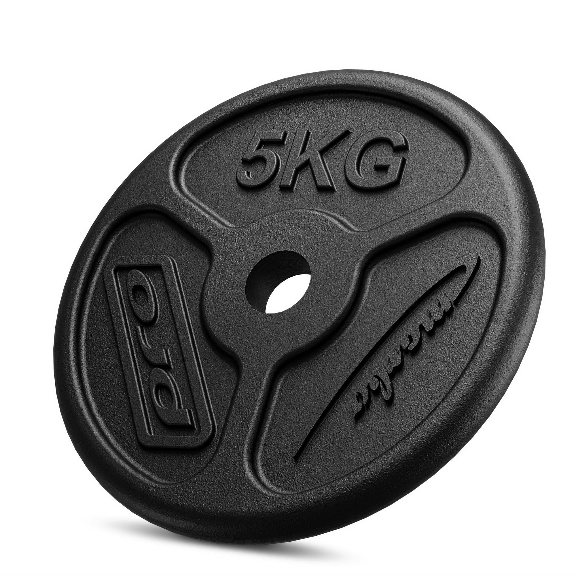 Zestaw obciążeń żeliwnych slim 30 kg / 4 x 1,25 kg, 2 x 2,5 kg, 4 x 5 kg - Marbo Sport - obrazek 2