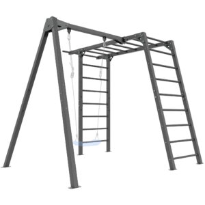 Drabinka PREMIUM – MO-016 + Huśtawka 1-stanowiskowa PREMIUM do drabinki – MO-017 – Marbo Sport