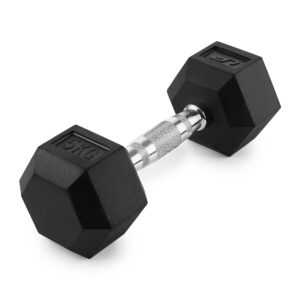 Hantla żeliwna gumowana HEX 5 kg – UpForm
