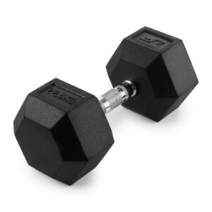 Hantla żeliwna gumowana HEX 22,5 kg – UpForm