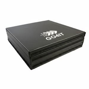Materac gimnastyczny składany czarny 180x60x5 – GO4IT
