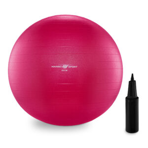 Piłka gimnastyczna Anti-Burst 65 cm różowa Marbo Sport