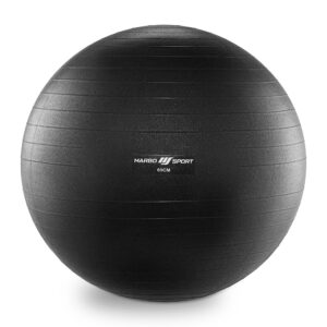 Piłka gimnastyczna Anti-Burst 65 cm czarna Marbo Sport